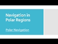 Navigation In Polar Regions Precautions And Procedures