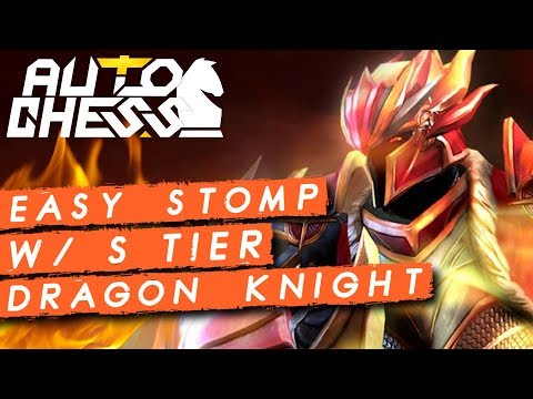 Easy Bishop Stomp! Dragon Knight Is Just Too Strong! | Dota Auto Chess
