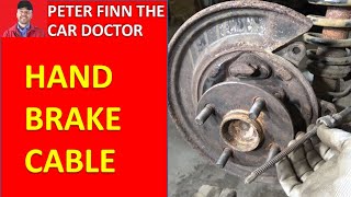 How to replace Hand Brake Cable Toyota Corolla. Years 1995 to 2022