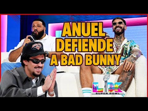 Anuel defiende participación de Bad Bunny en el Superbowl