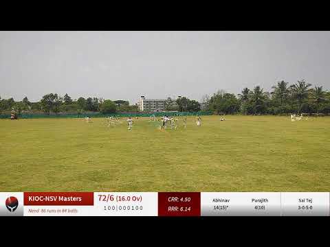 Live Cricket Match | KIOC-NSV Blasters vs KIOC-NSV Masters | 06-May-22 08:21 AM 30 overs | KIOC-NSV