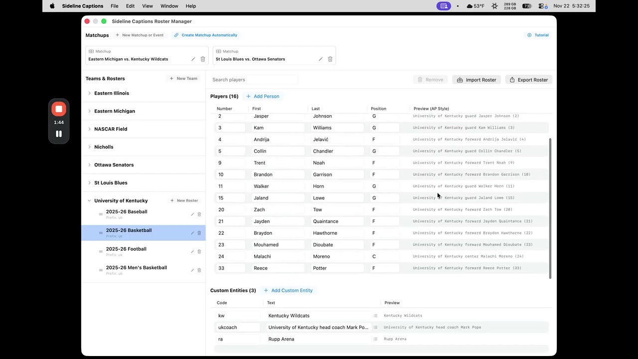 Importing from Photo Mechanic CR Files
