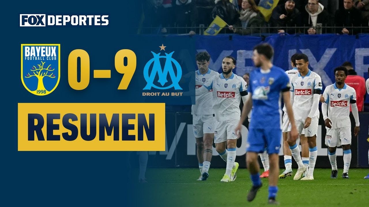 🔥 ¡VAYA GOLEADA! | Bayeux FC 0-0 Olympique Marsella | HIGHLIGHTS | Ronda de 32 | Copa de Francia