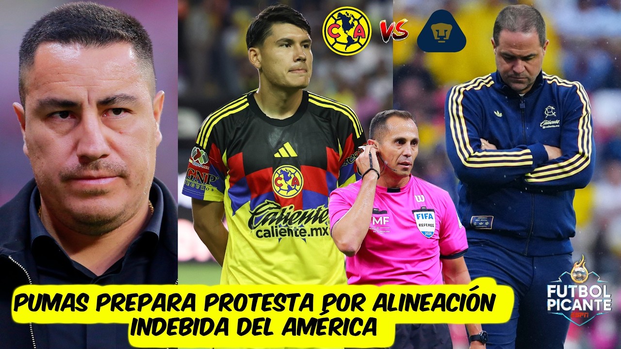 ESCÁNDALO. AMÉRICA y JARDINE cometieron ALINEACIÓN INDEBIDA. PUMAS prepara protesta | Futbol Picante