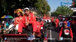 Kirab Atlet Asian Games 2018 Keliling Kota Solo