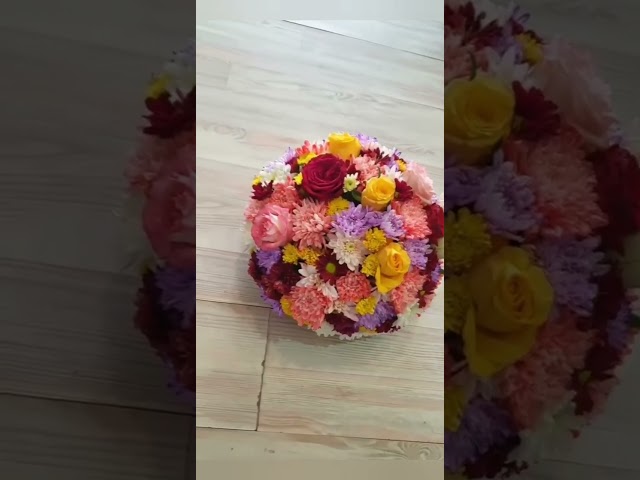 بوكيه ورد طبيعي احمر هدايا عيد الحب