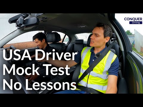 Driver from the USA - Mock Driving Test in Great Britain - No Lessons