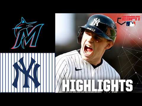 Miami Marlins vs. New York Yankees | Full Game Highlights | ESPN MLB