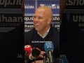 Slot grapt over vrije dagen: ‘Ik ben geen journalist’ ? #feyenoord