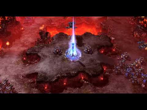 StarCraft II Wings of Liberty - ALL IN - Hard Difficulty (With Nydus Worms)