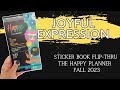 Joyful Expression-BIG | Sticker Book Flip-Thru | The Happy Planner | Fall 2023 Release