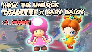 How To Unlock Toadette & Baby Daisy in Mario Kart Wii! (Plus 3 More)