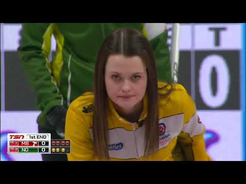 2019 Scotties Tournament of Hearts - Fleury (MB) vs. McCarville (NO) - Draw 13