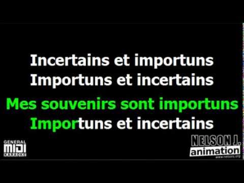 *** Jeanne Moreau - Tout morose *** karaoké
