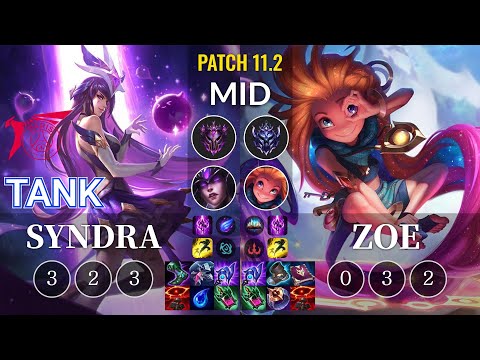 TLN Tank Syndra vs Zoe Mid - KR Patch 11.2