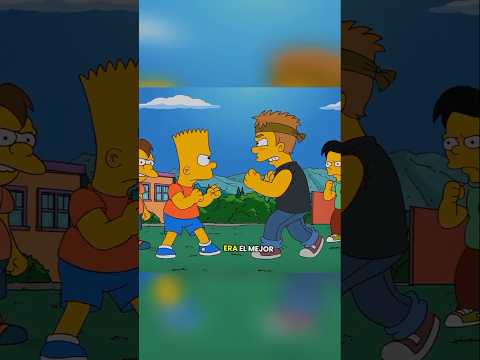 Bart contra el niño de 4 grados #thesimpsons #simpsons
