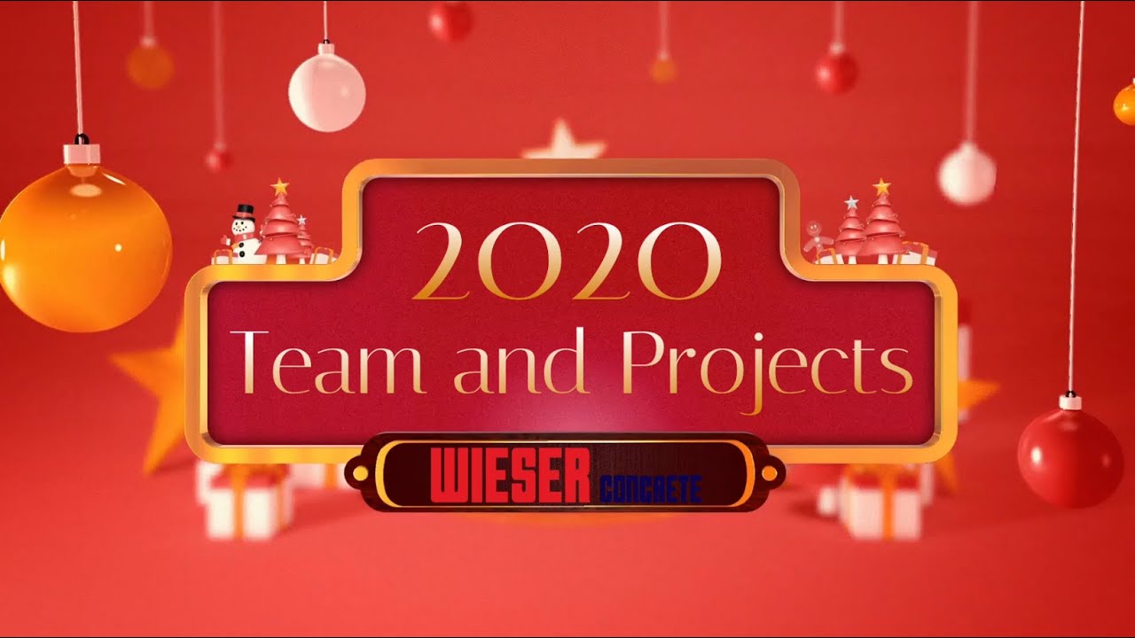2020 Wieser Concrete Employees and Projects