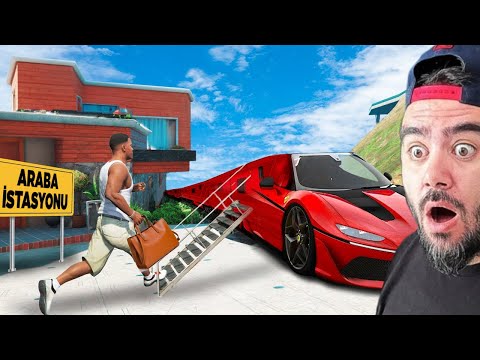 FRANKLIN ARABA 999 ISTASYONU AÇTI EVINE - GTA 5 MODS