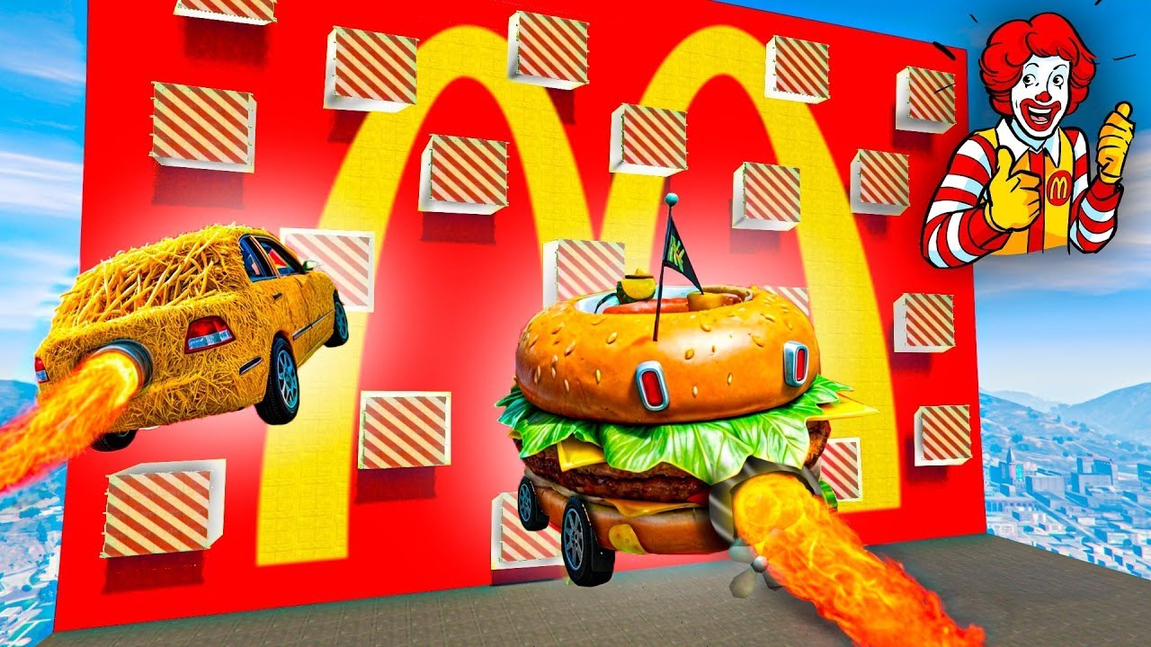 AGUJEROS CON SORPRESAS ESPECIAL MCDONALDS! TENGO HAMBRE!! - GTA 5 ONLINE