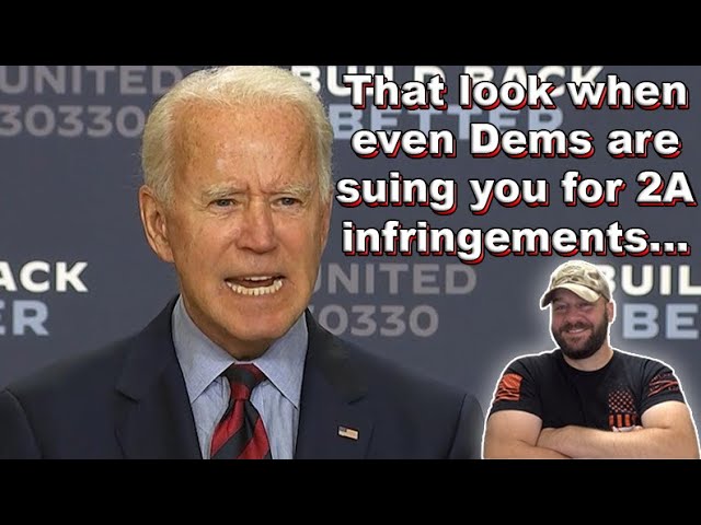 Dem Gov candidate suing Biden and ATF... OVER 2A INFRINGEMENTS... They can't buy a win...