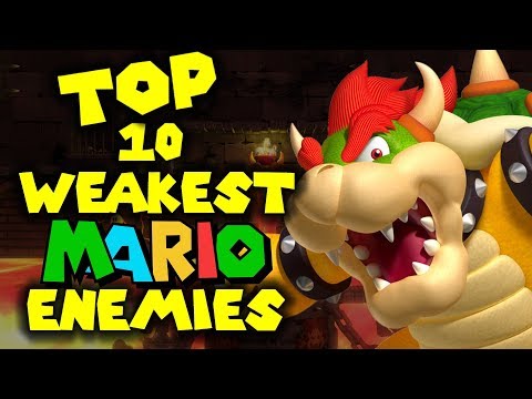 Top 10 Weakest Mario Enemies! (Ft. TetraBitGaming) Video