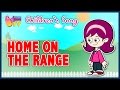 HOME ON THE RANGE Children S Song Cartoons