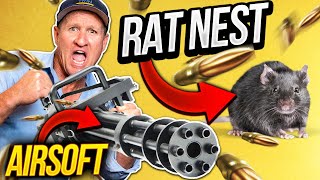 THE BEST WAY TO GET RID OF RATS QUICKLY!! Automatic Airsoft...