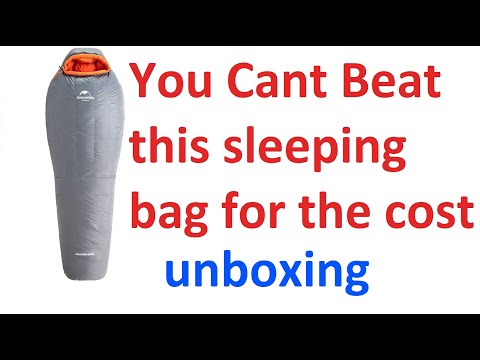 🟥BEST VALUE down sleeping bag! Nature Hike  4c ULG400🟥