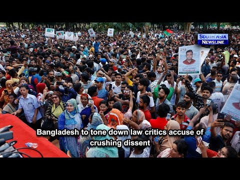 Bangladesh to tone down law critics accuse of crushing dissent
