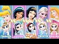 My Talking Angela 2 ALL Princess Jasmine VS Snow White VS Elsa Vs Cinderella VS Aurora