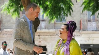 Prince William Meets Israel&#39;s Eurovision Winner Netta in Tel Aviv