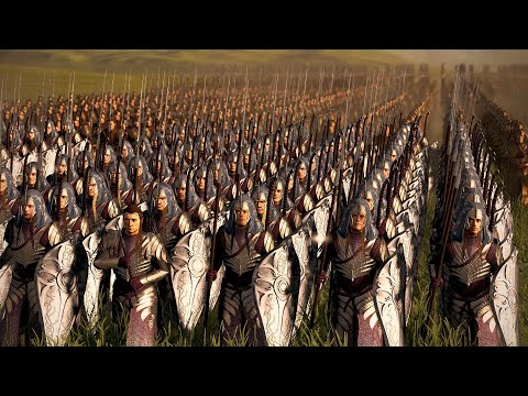 Lord of the Rings Cinematic Battle I Elves of Lothlórien vs Dol Guldur