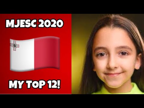 MJESC 2020 - My Top 12! (Junior Eurovision 2020 Malta)