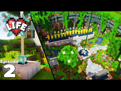 Exploring the X Life SMP server! Episode 2 : Minecraft Survival Let's Play