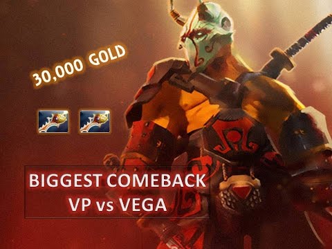Biggest Comeback With 30,000 Gold - VP vs Vega Dota 2