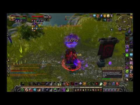 WoW Legion PvP Gameplay Patch 7.2 - Super intense Arathi Basin on affliction warlock!