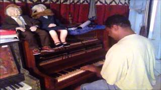 Kris Nicholson Playing Love Me Tender On A Wurlitzer Mini Upright Piano