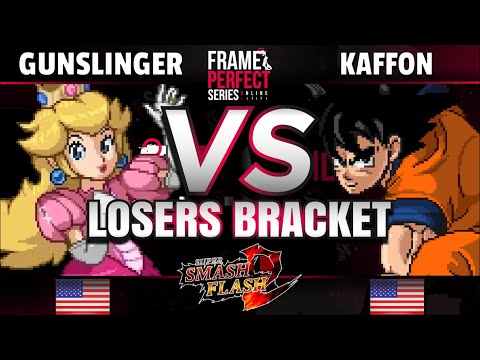FPS6 Online - GS | gunslinger (Peach) vs. Kafonn (Goku) - Super Smash Flash 2 Losers Bracket