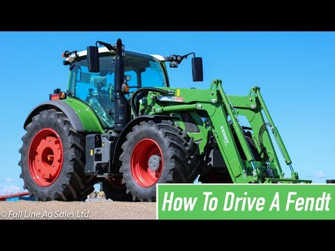 Wie man einen Fendt-Traktor fährt