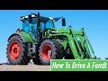 How to drive a Fendt Tractor