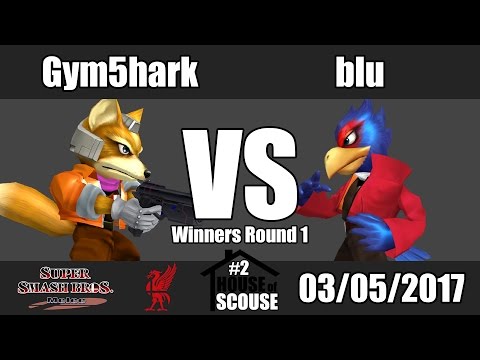 SSBM HoS 2 (Liverpool Weekly) Winners R1 - Gym5hark (Fox) vs blu (Falco)