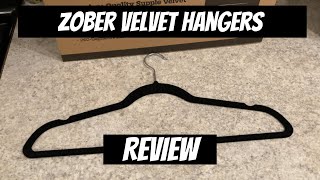 Are These Really The Best Non-Slip Hangars? (Zober Velvet Ha