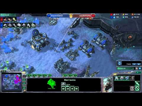 TvZ SlayersGanZi vs colMVPDRG on Shakuras Plateau