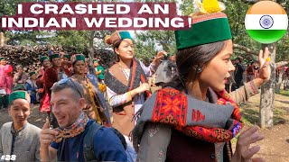 I CRASHED a Indian - Kinnauri WEDDING! Best local experience in Kalpa! India Motorcycle Vlog EP28