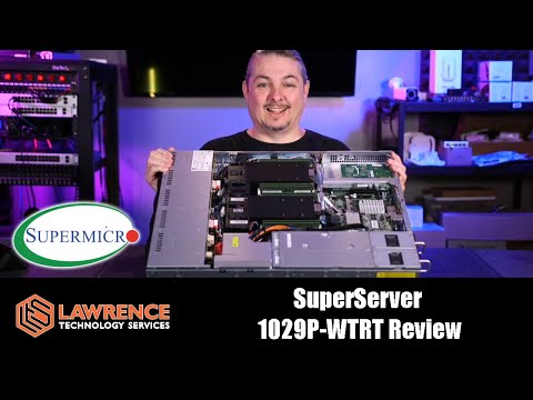 Serveris Supermicro A+ Server 1014S-WTRT Socket SP3 Stovas (1U) Juoda video