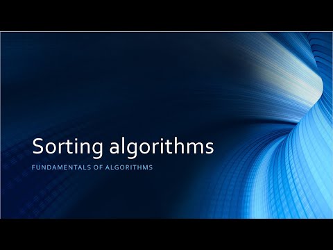 GCSE Computer Science: Sorting algorithms