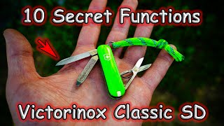 10 Secret Functions of the Mini Swiss Army Knife Victorinox Classic SD
