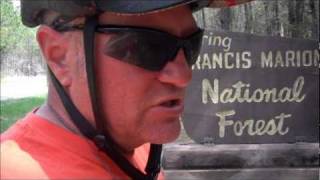 preview picture of video 'bicycling the East Coast, entering North Carolina to SmithField'