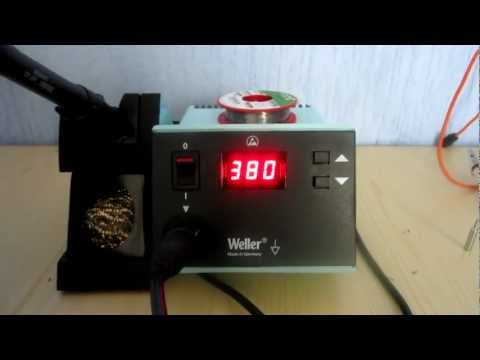 Weller WSD 81 SE heating up with the WP65 iron