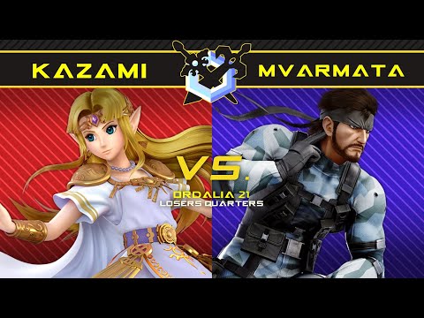 Ordalia 21 Losers Quarters: KAZAMI (Zelda) vs MVarmata (Snake)
